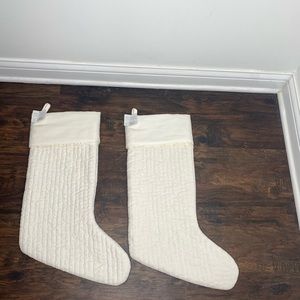 Brand new pottery barn stockings